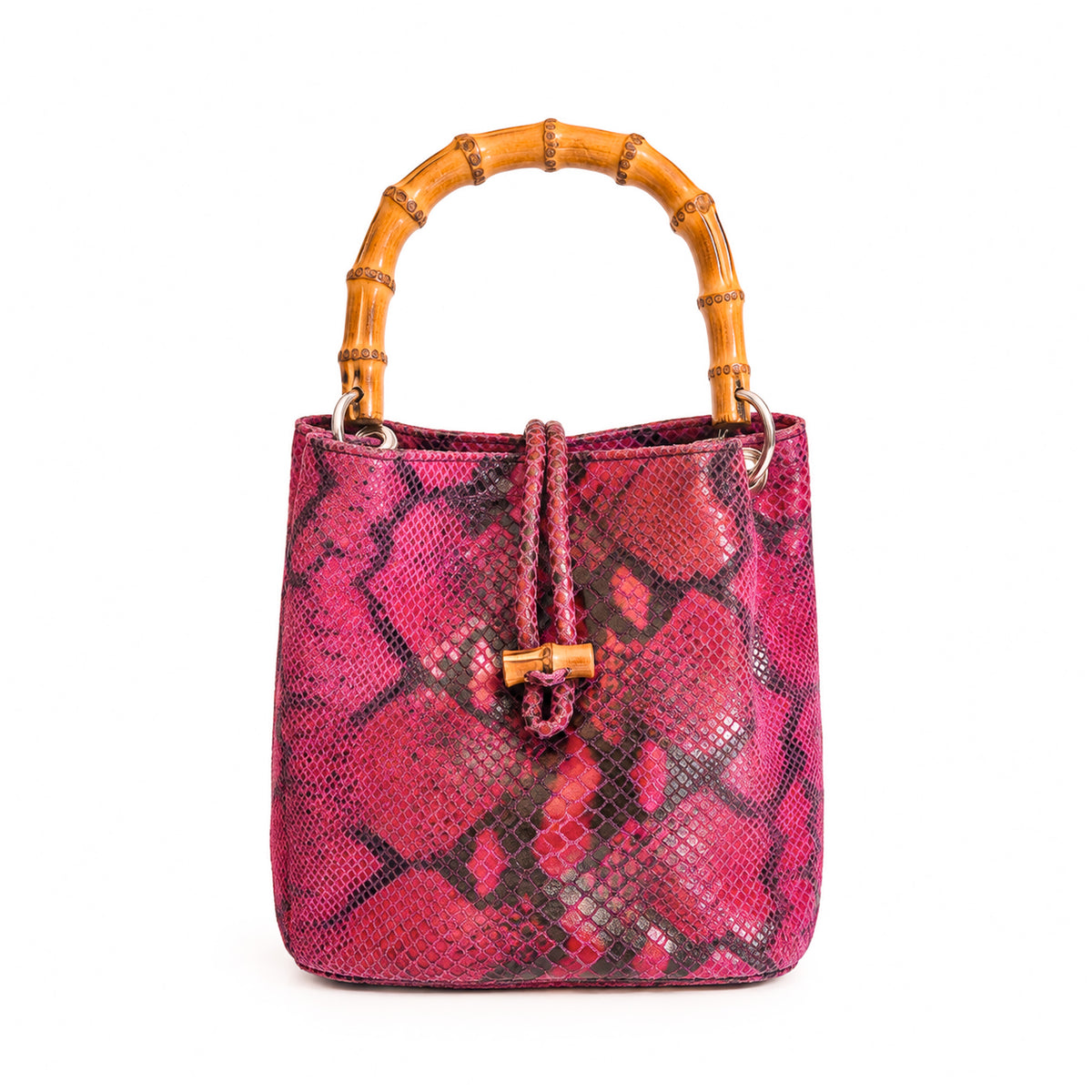 Maggini ULTRA RARE leather bamboo bag