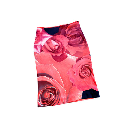 Roberto Cavalli 2000 silk blooming skirt - documented