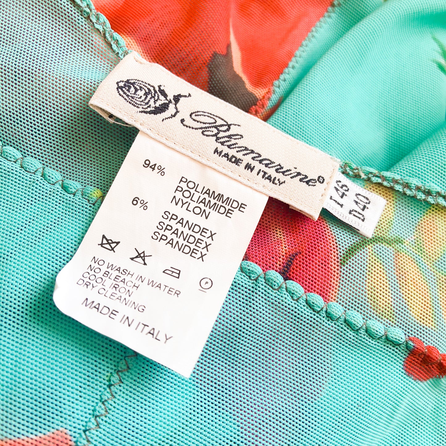 Blumarine 2002 tropical dress - documented