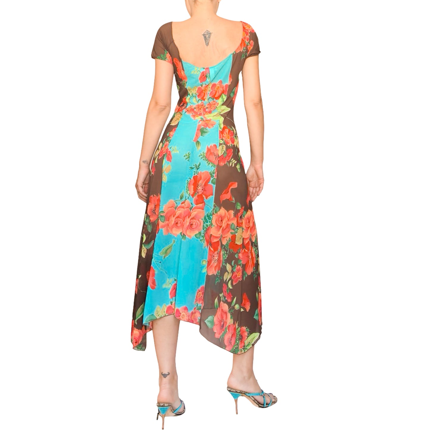 Blumarine 2002 tropical dress - documented