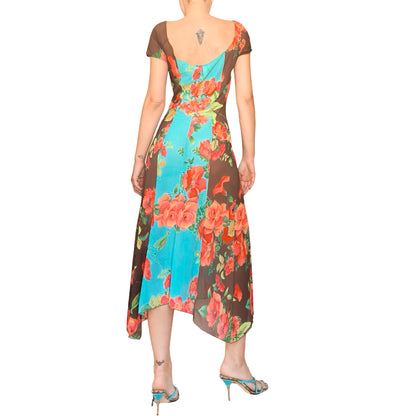 Blumarine 2002 tropical dress - documented