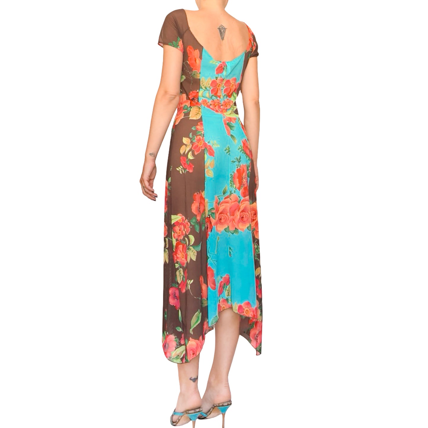 Blumarine 2002 tropical dress - documented