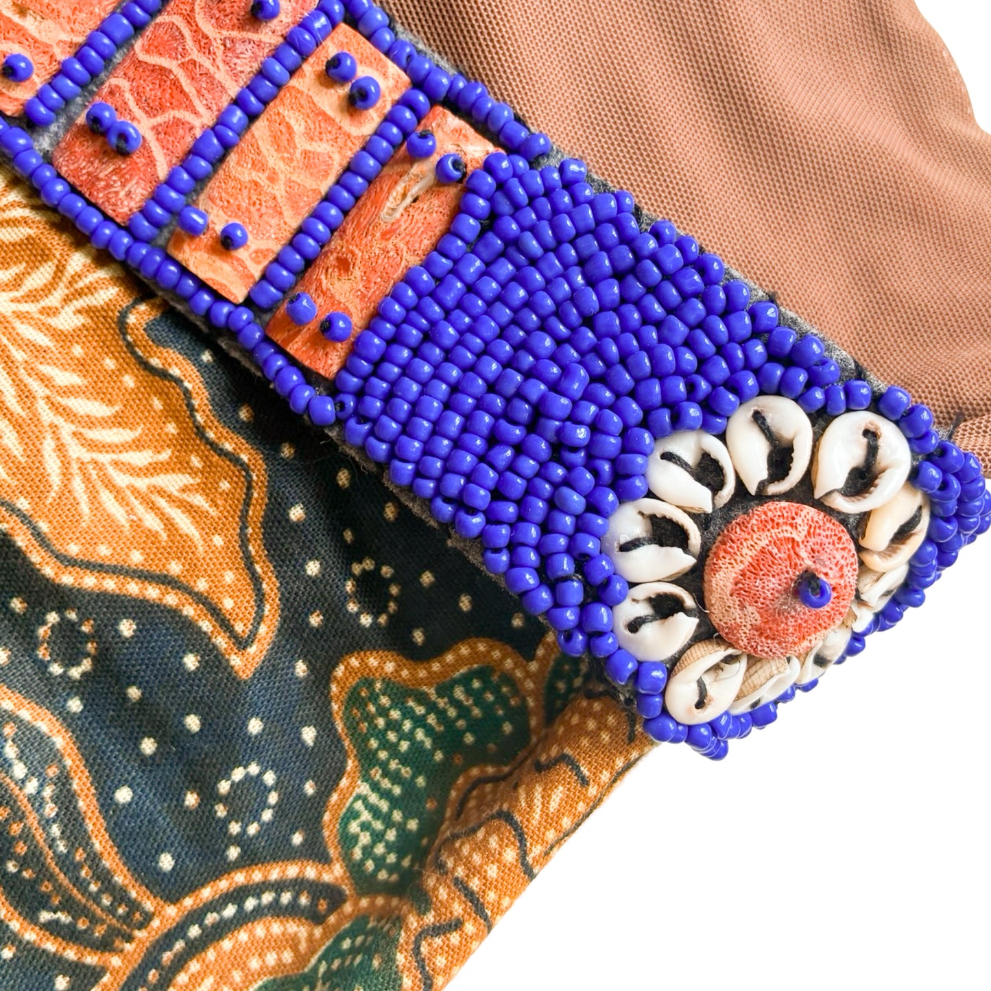 Luxury Italian VTG African Mini Skirt