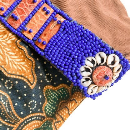 Luxury Italian VTG African Mini Skirt