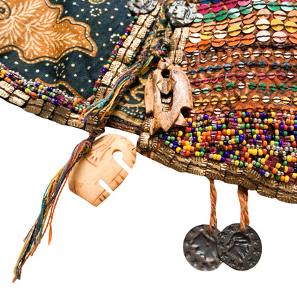 Luxury Italian VTG African Mini Skirt
