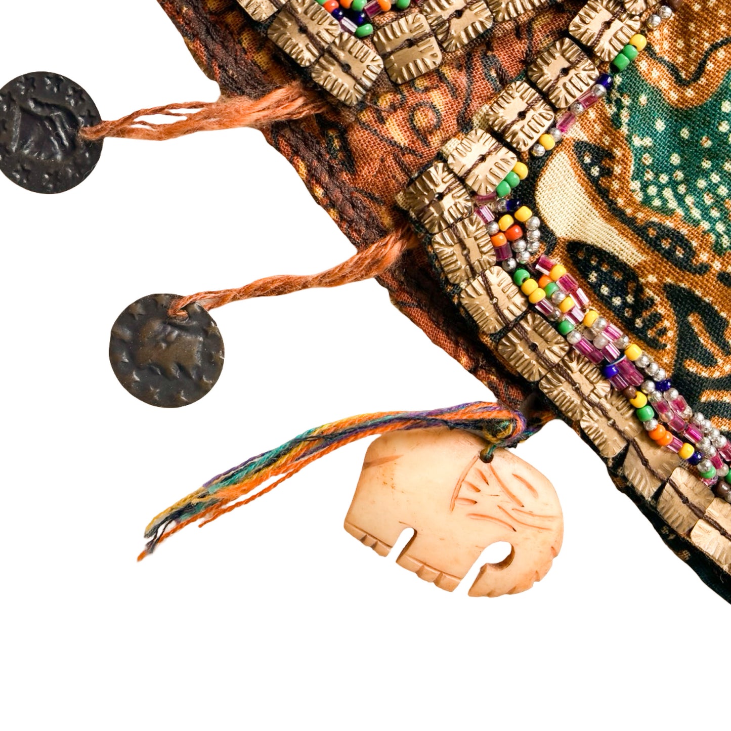 Luxury Italian VTG African Mini Skirt