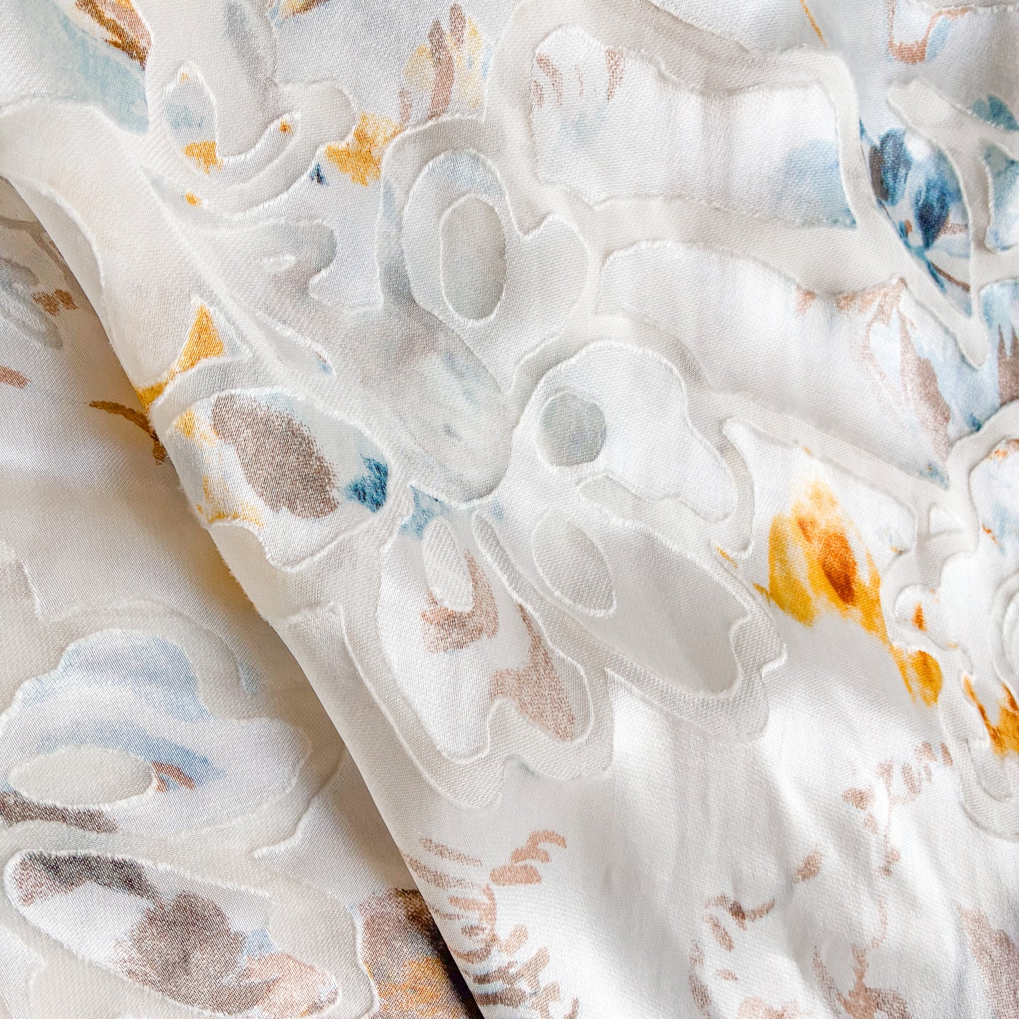 Victorio & Lucchino Laser Cut Silk Gown