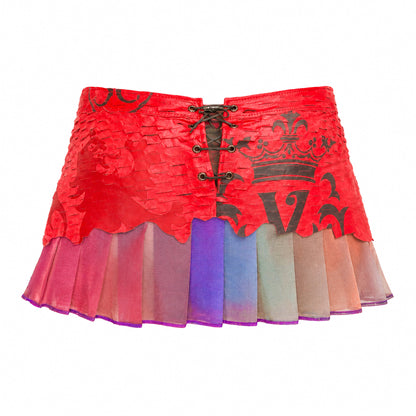 Voyage Fall 2002 Leather Skirt - runway & NTW