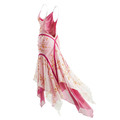 Voyage Spring 2003 bare back silk dress - runway