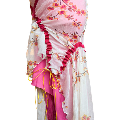 Voyage Spring 2003 bare back silk dress - runway