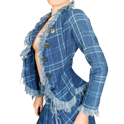 Vivienne Westwood 1998 denim pirate set - runway