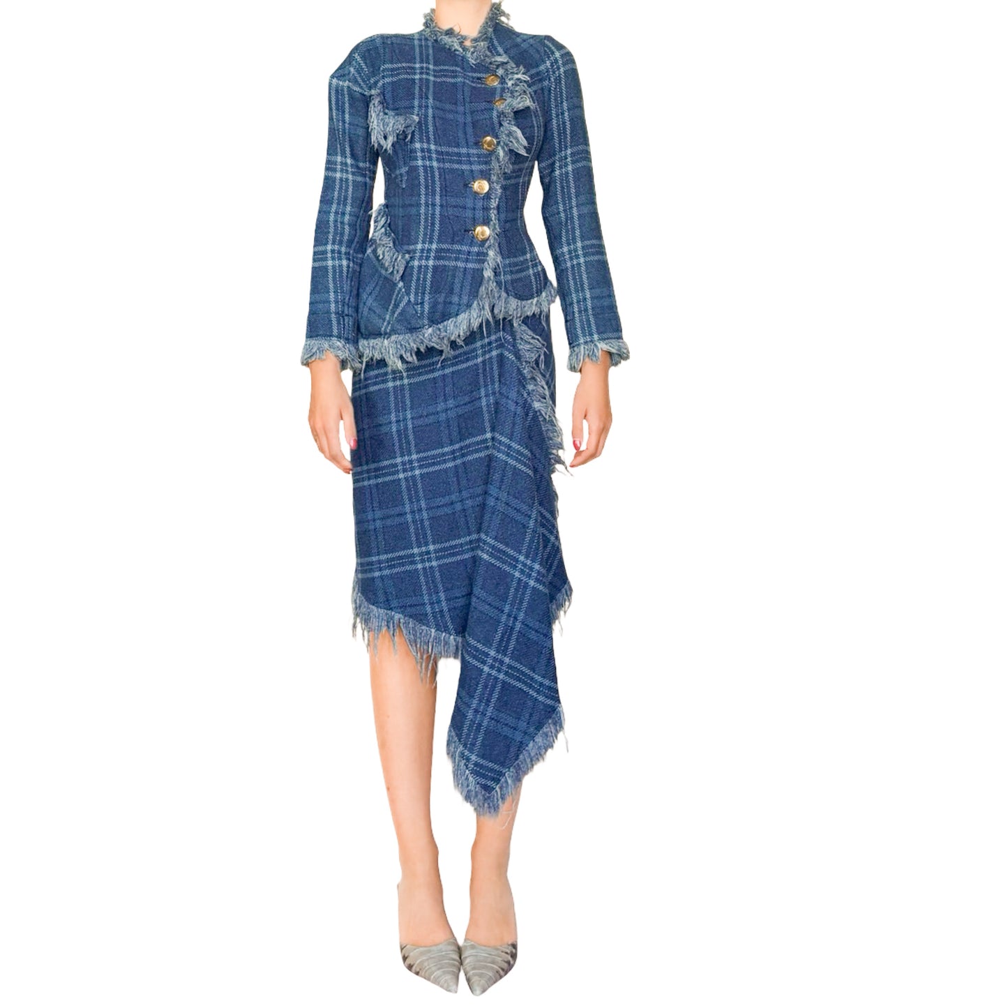 Vivienne Westwood 1998 denim pirate set - runway