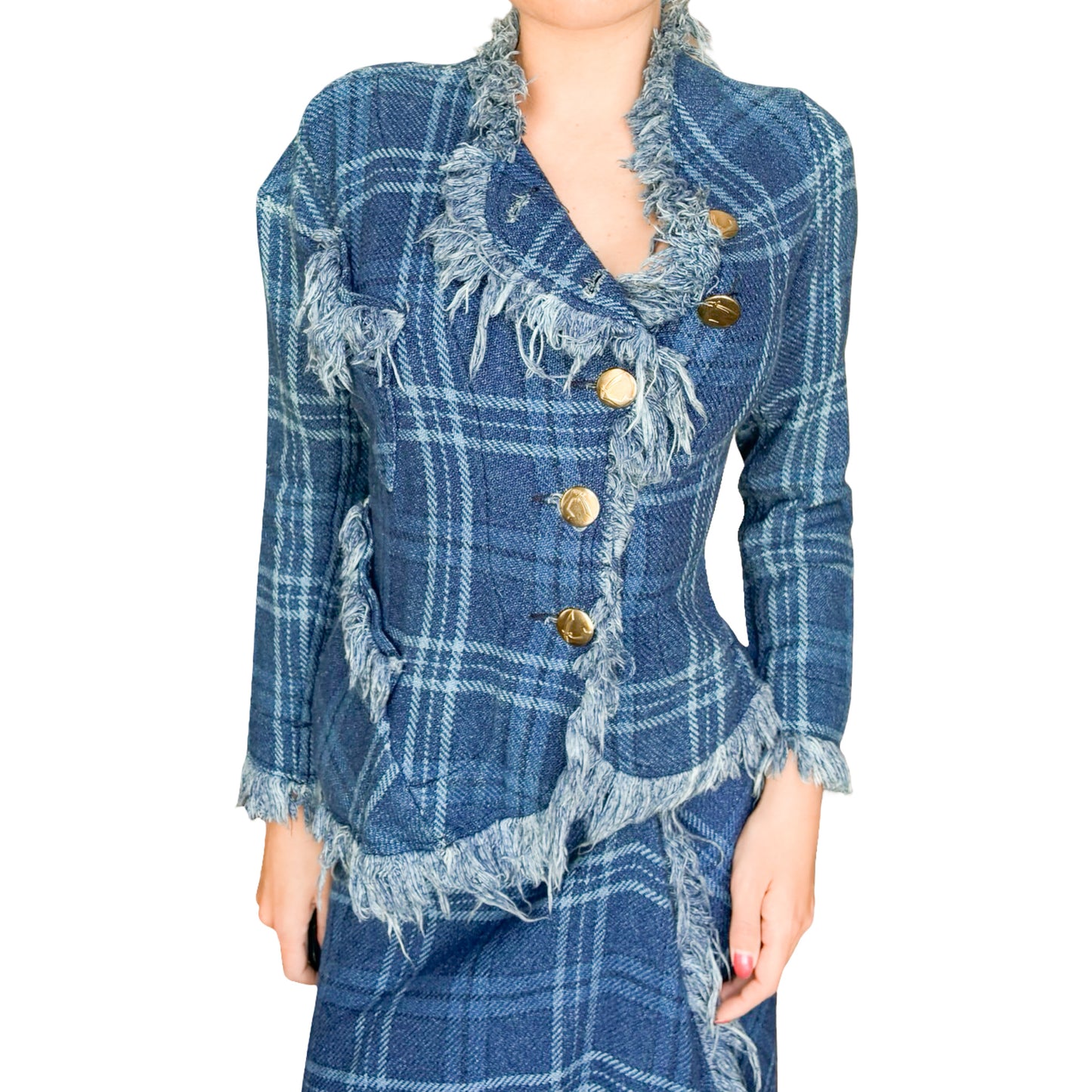 Vivienne Westwood 1998 denim pirate set - runway