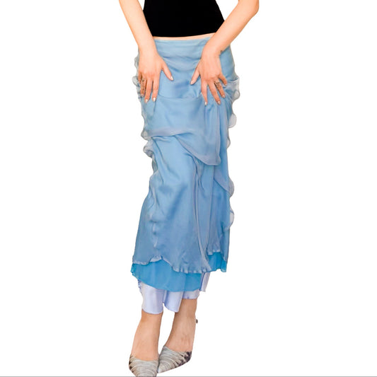Roberto Cavalli VTG maxi silk skirt