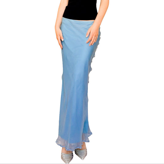 Roberto Cavalli VTG maxi silk skirt