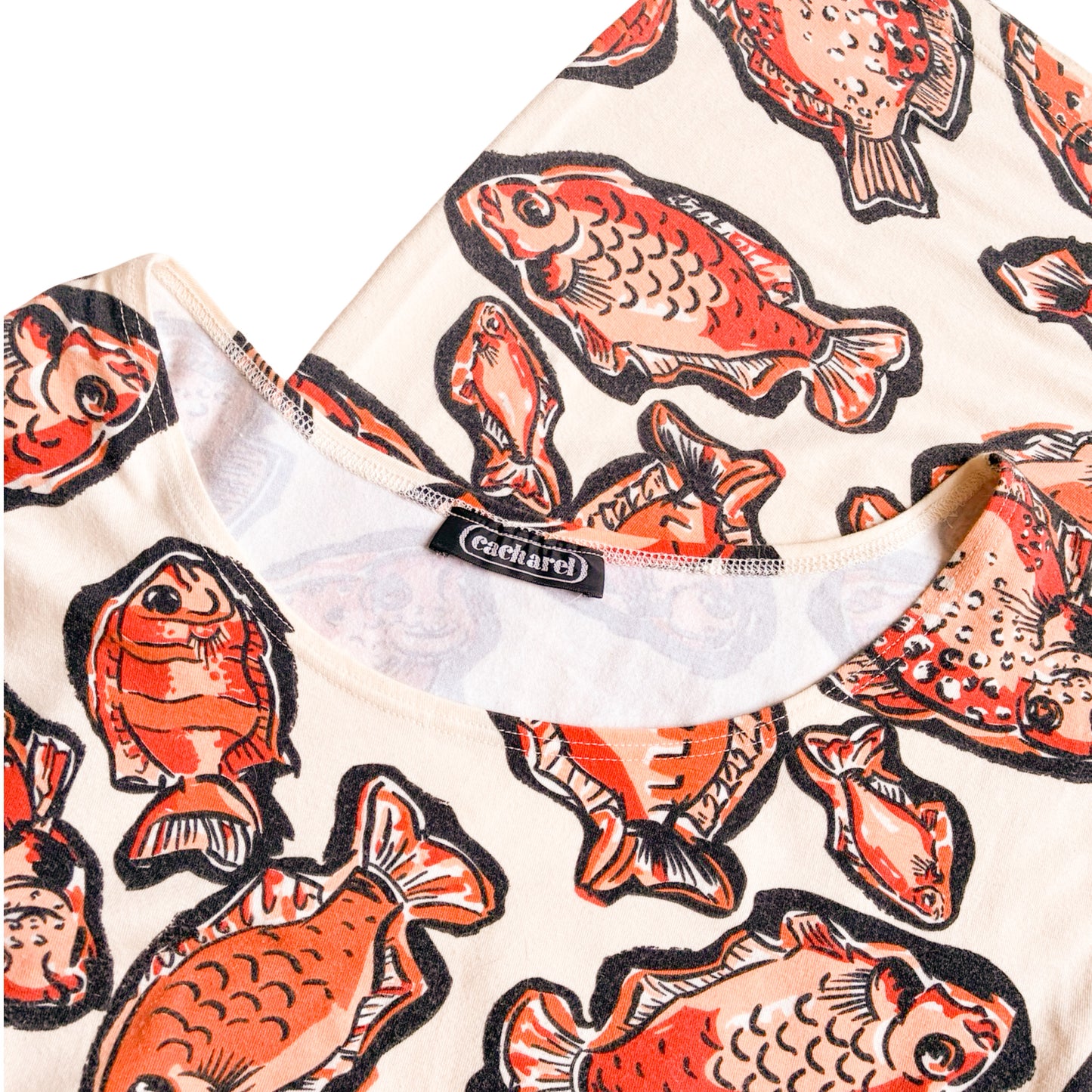 Cacharel VTG cotton fish dress