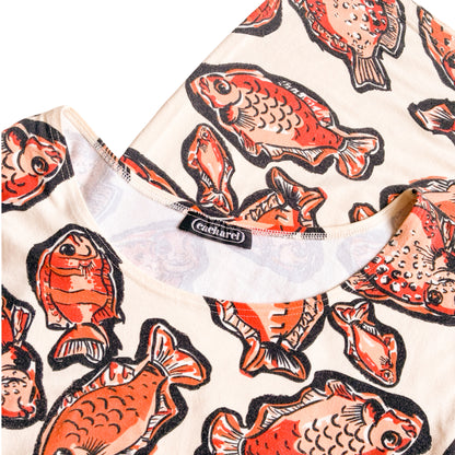 Cacharel VTG cotton fish dress
