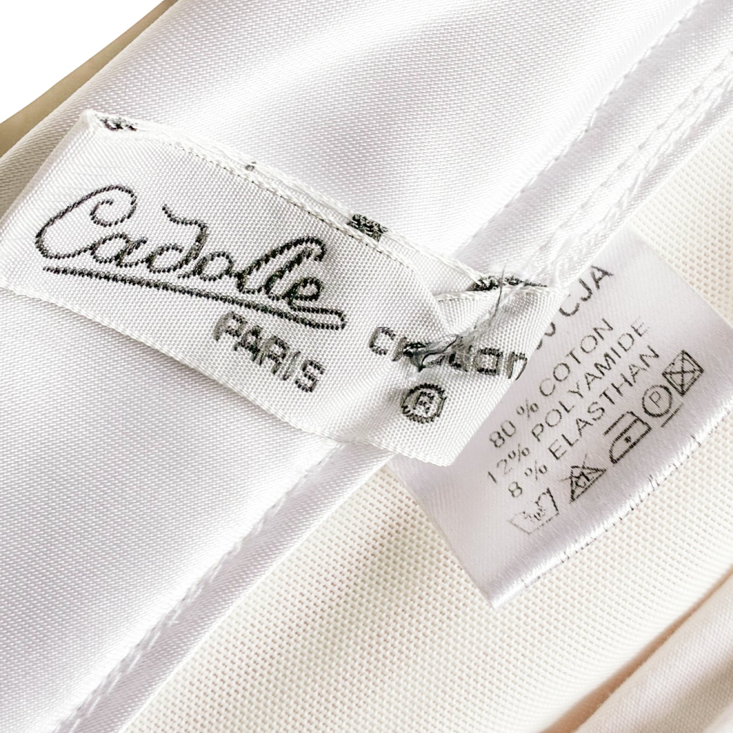 Cadolle 90's rare gingham corseted bustier