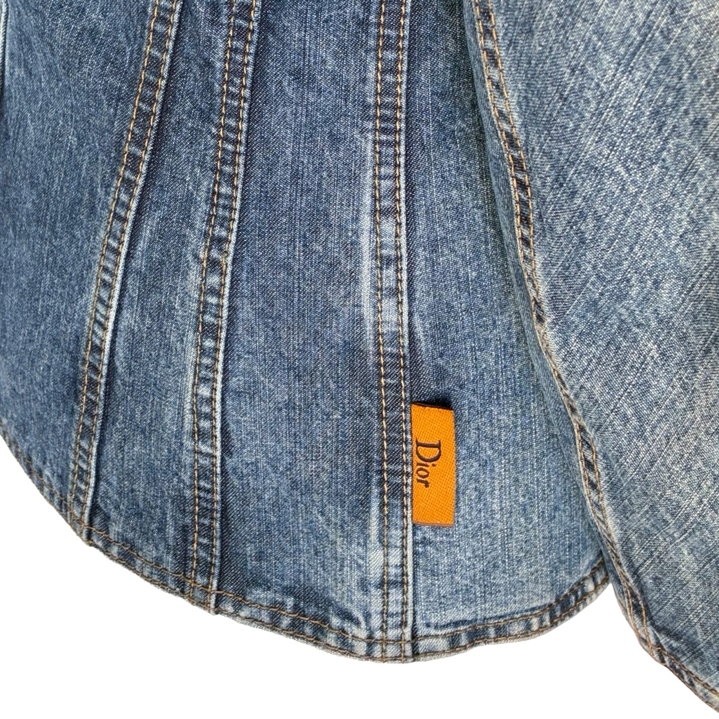 Christian Dior ( by Galliano ) S/S 2005 Denim Bar Jacket - documented