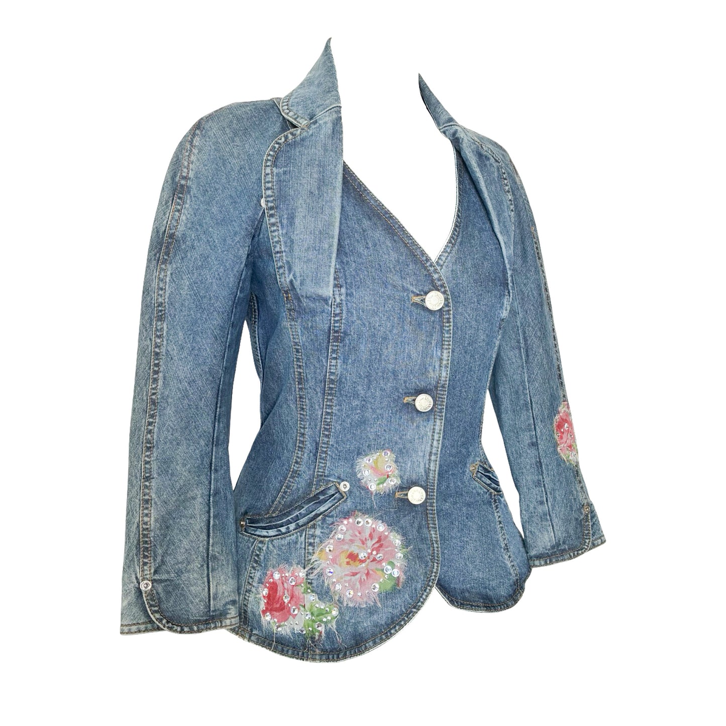 Christian Dior ( by Galliano ) S/S 2005 Denim Bar Jacket - documented