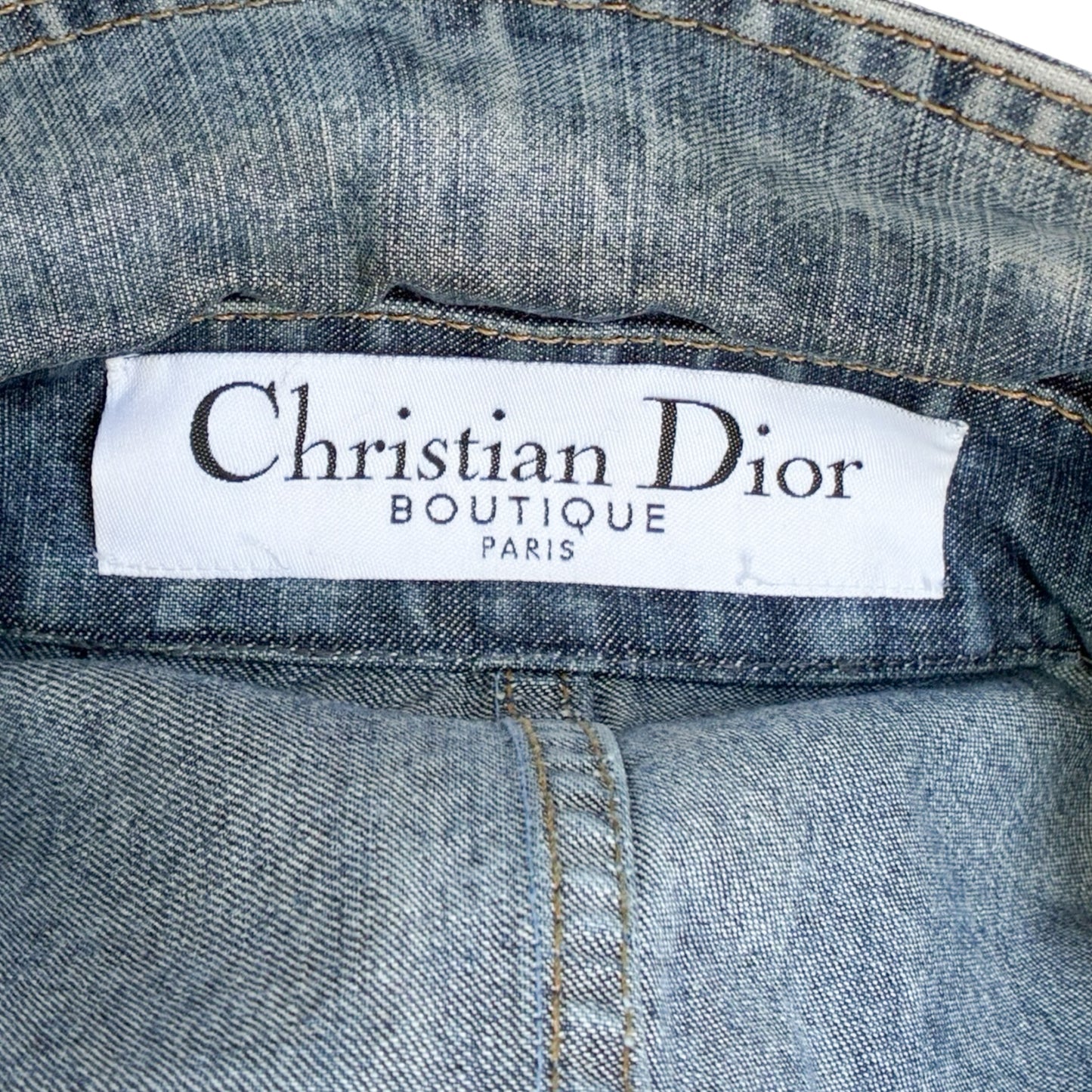 Christian Dior ( by Galliano ) S/S 2005 Denim Bar Jacket - documented