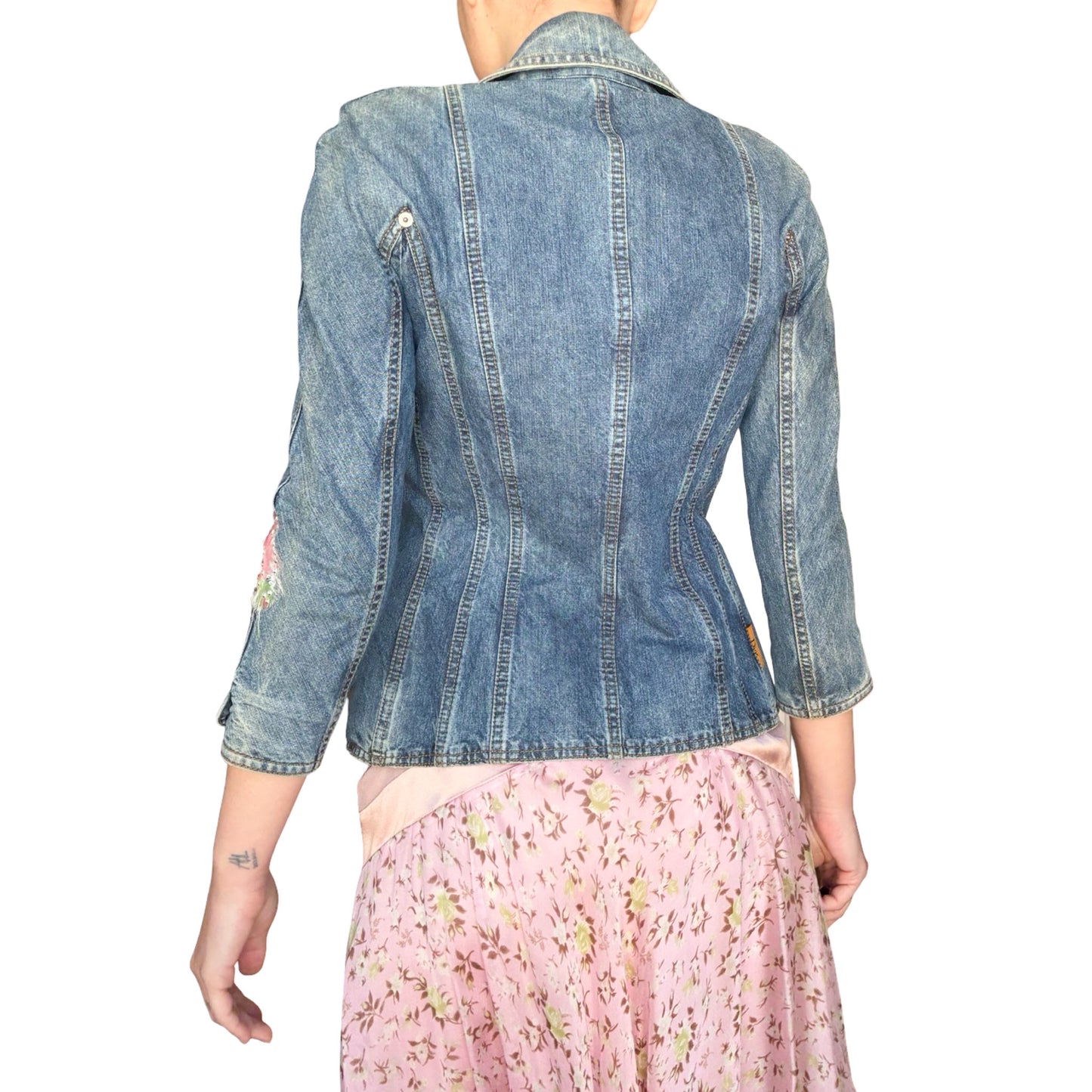 Christian Dior ( by Galliano ) S/S 2005 Denim Bar Jacket - documented
