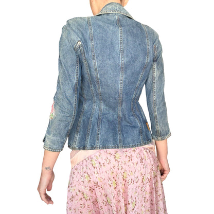 Christian Dior ( by Galliano ) S/S 2005 Denim Bar Jacket - documented