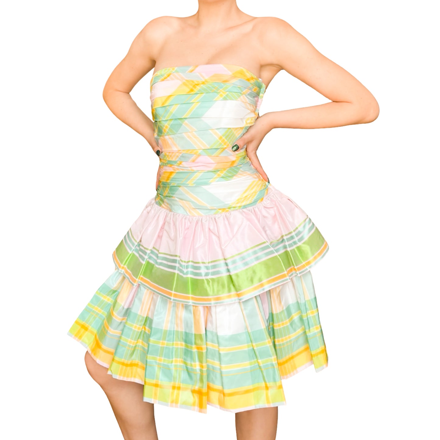 Escada Couture 1993 archival bustier dress - documented