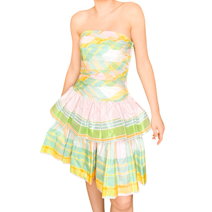 Escada Couture 1993 archival bustier dress - documented