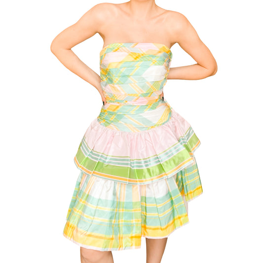 Escada Couture 1993 archival bustier dress - documented
