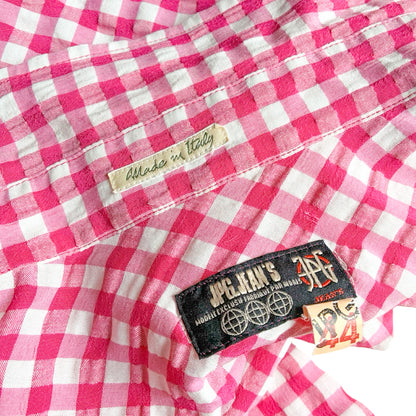 Jean Paul Gaultier 90's gingham blouse