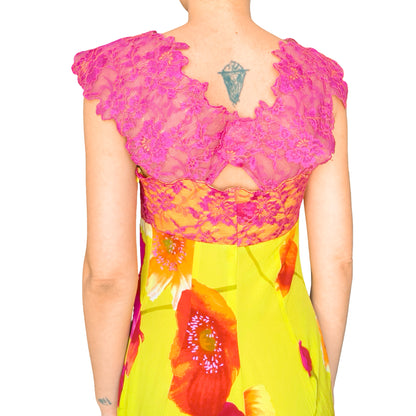 Mariella Burani 2005 silk dress - runway