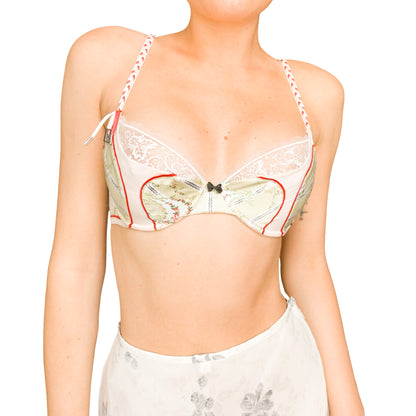 John Galliano 2000s Satin Coquette Bra