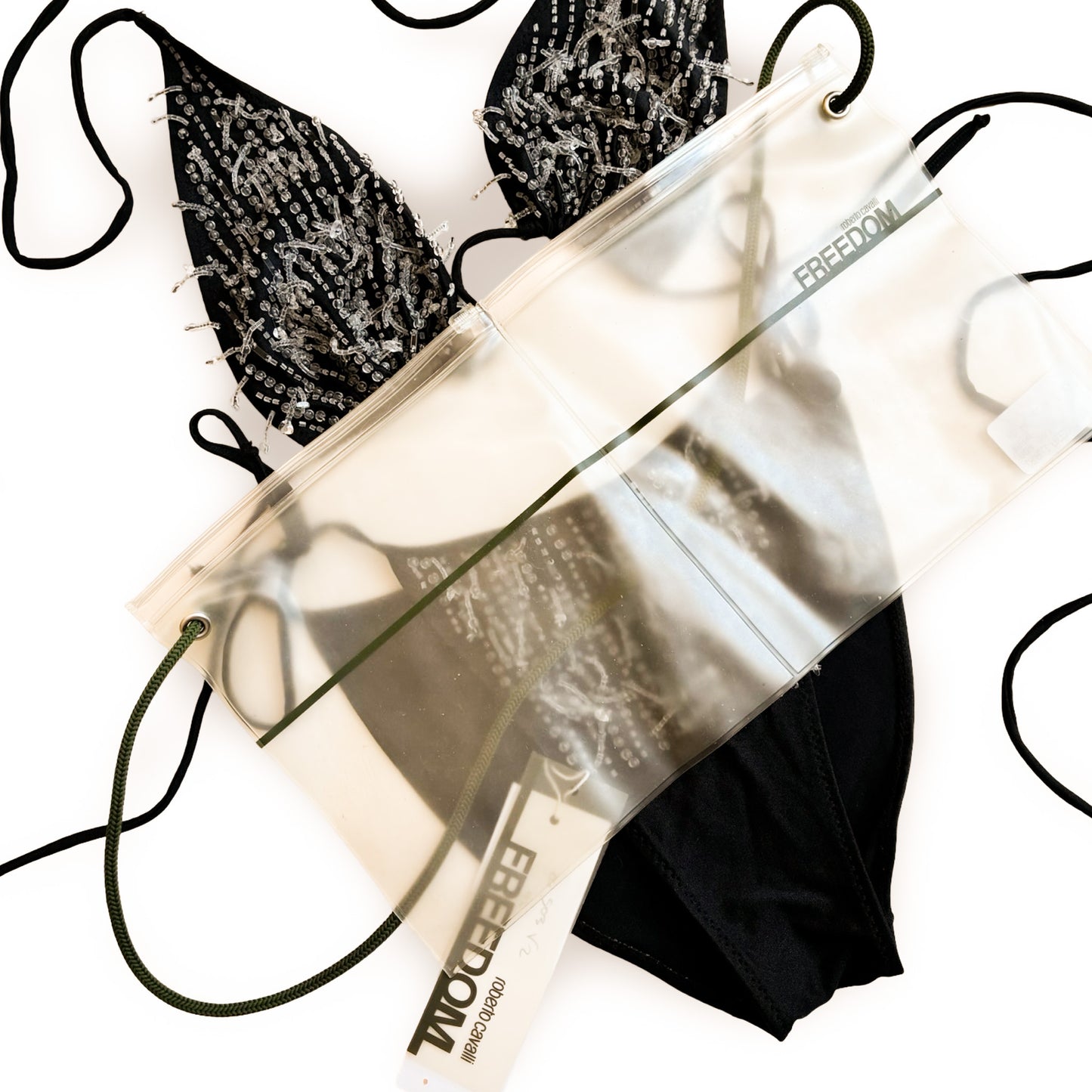 Roberto Cavalli 2000's embellished bikini - dead stock