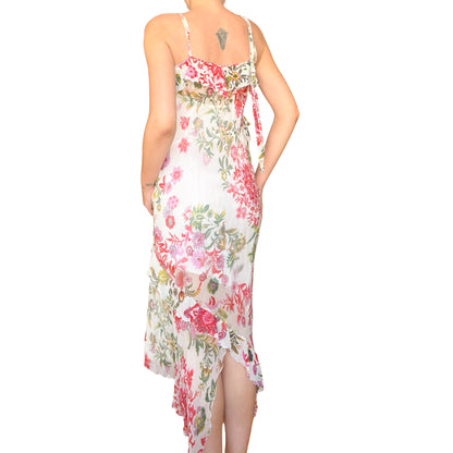 Italian Designer VTG  silk oriental motifs dress