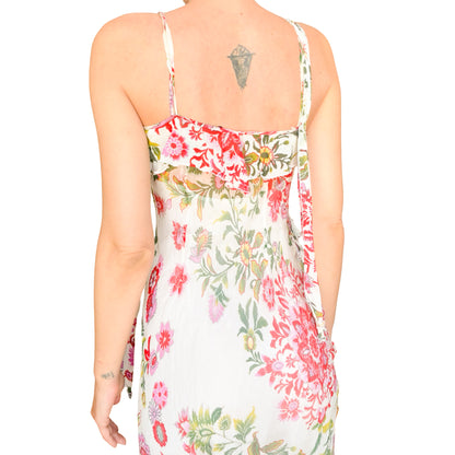 Italian Designer VTG  silk oriental motifs dress