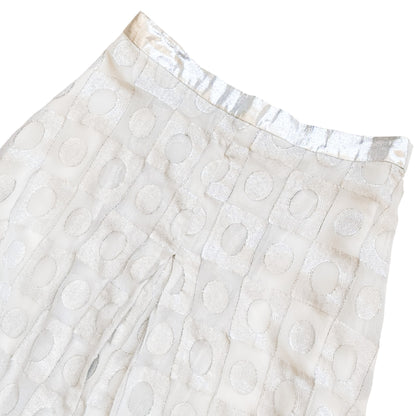 Italian VTG 70's maxi shimmer skirt