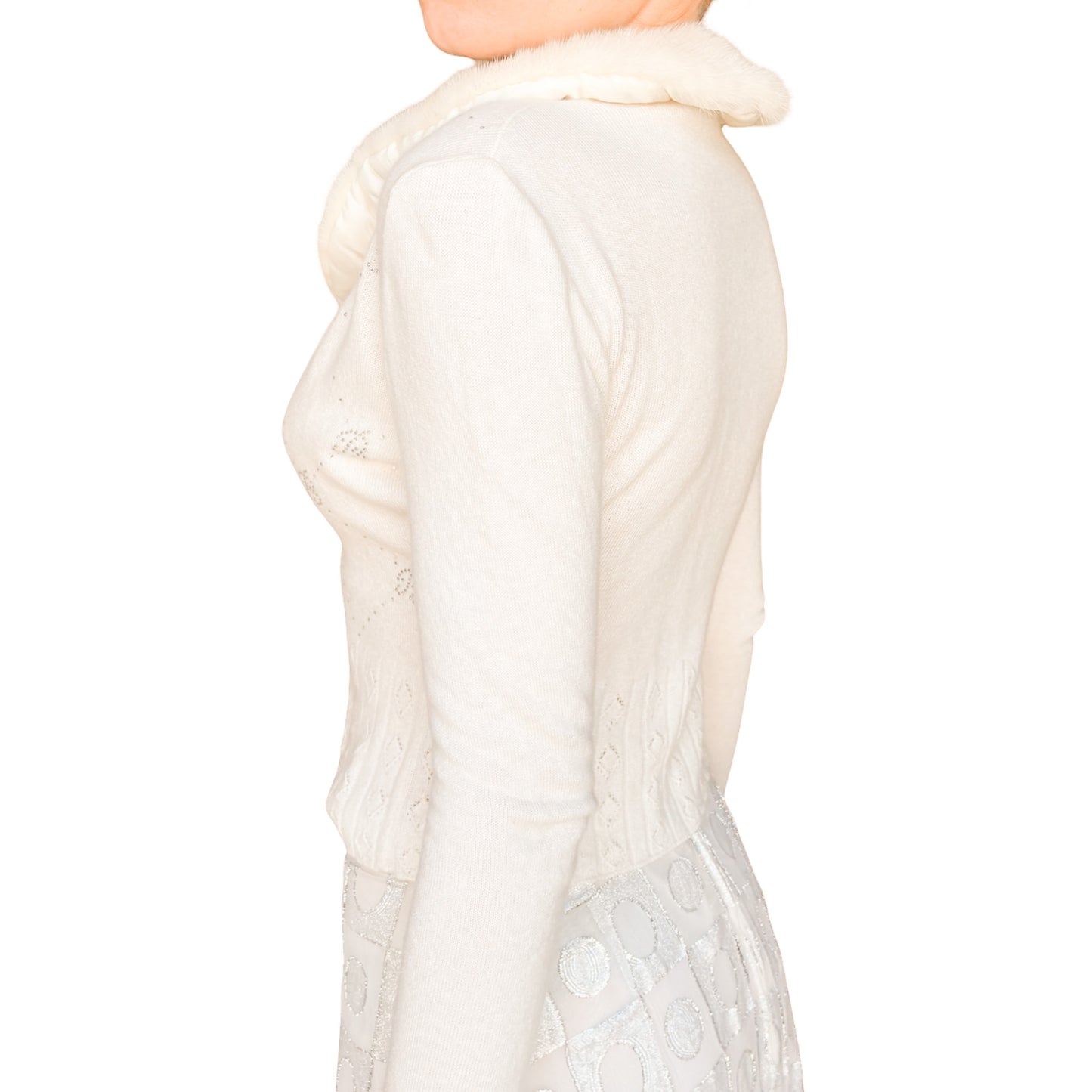 Blumarine 2005 mink & cashmere cardigan - runway