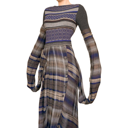 Antonio Marras 2015 trompe l'oeil maxi dress - documented