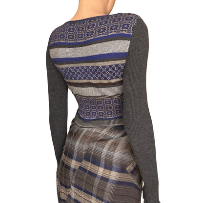 Antonio Marras 2015 trompe l'oeil maxi dress - documented