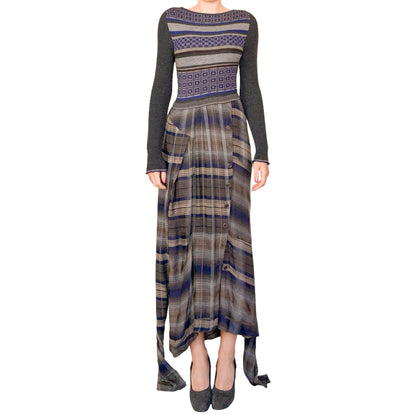 Antonio Marras 2015 trompe l'oeil maxi dress - documented