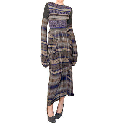 Antonio Marras 2015 trompe l'oeil maxi dress - documented