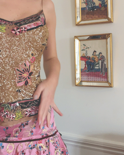 Blumarine 2003 Hand-Embellished Silk Grail - Documented