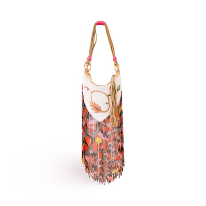 Cesare Paciotti 2007 beaded fringe bag