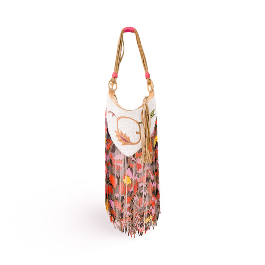 Cesare Paciotti 2007 beaded fringe bag