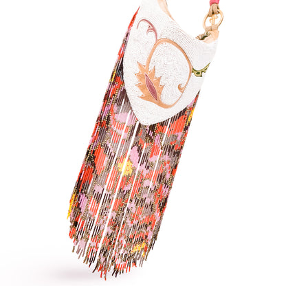 Cesare Paciotti 2007 beaded fringe bag