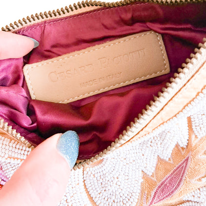 Cesare Paciotti 2007 beaded fringe bag