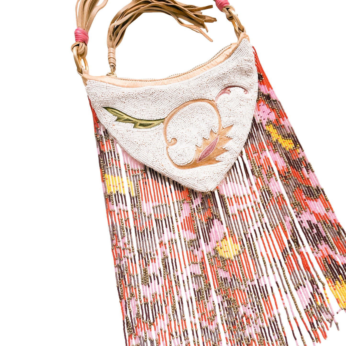 Cesare Paciotti 2007 beaded fringe bag