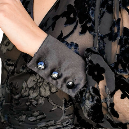 Emanuel Ungaro 1997  Silk wrapped shirt - runway