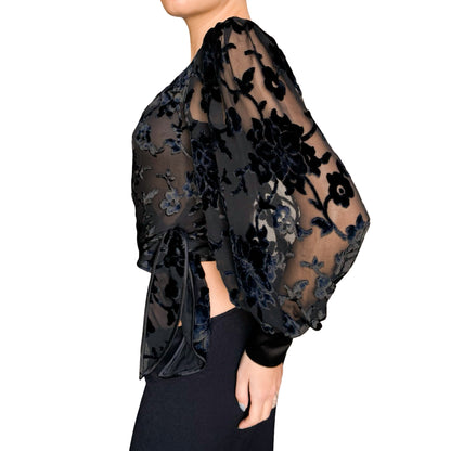 Emanuel Ungaro 1997  Silk wrapped shirt - runway